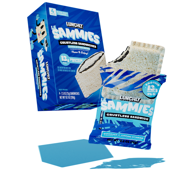 Cookies & Cream Lil Sammies - Crustless Sandwiches with Cookies